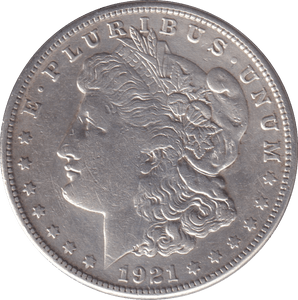 1921 MORGAN DOLLAR USA SAN FRANCISCO MINT - SILVER WORLD COINS - Cambridgeshire Coins