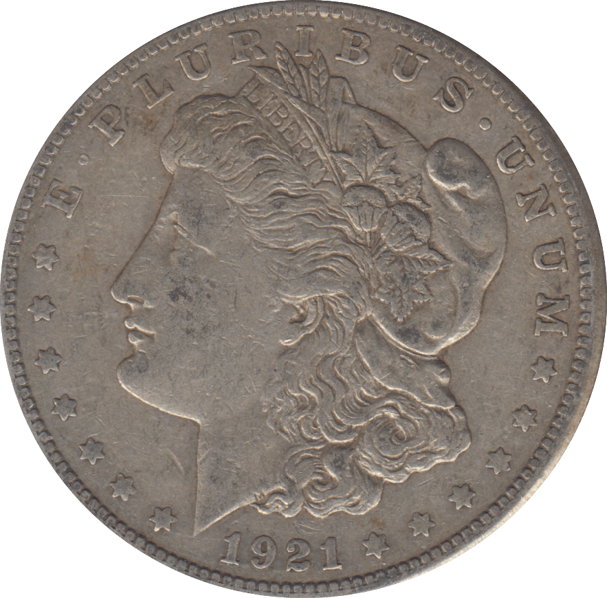 1921 MORGAN DOLLAR USA - WORLD COINS - Cambridgeshire Coins