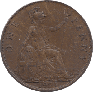 1921 PENNY ( EF ) - Penny - Cambridgeshire Coins