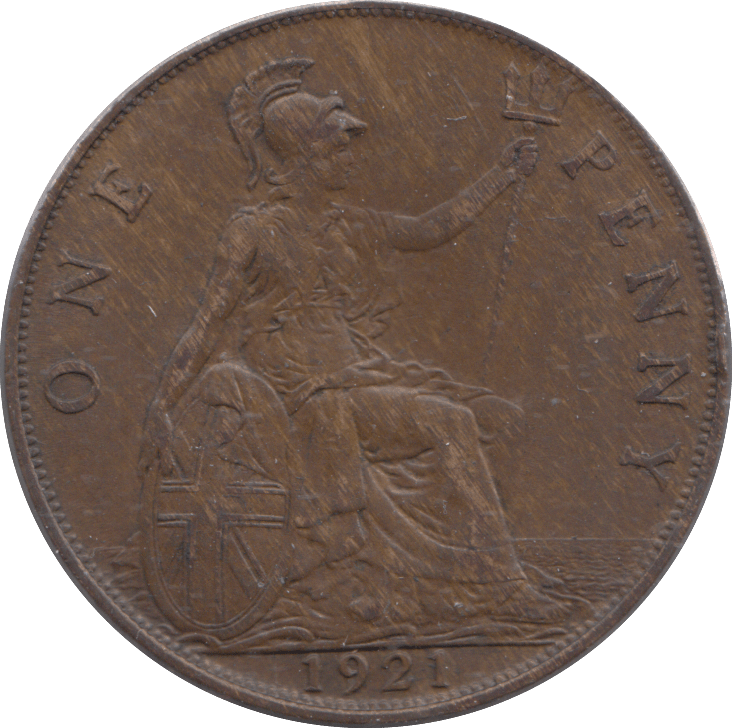 1921 PENNY ( EF ) - Penny - Cambridgeshire Coins
