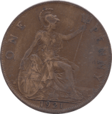 1921 PENNY ( GF ) - PENNY - Cambridgeshire Coins