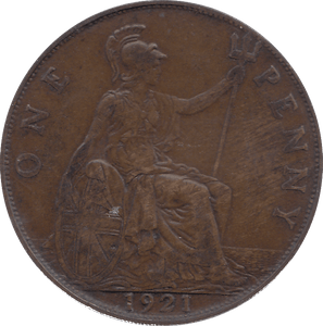 1921 PENNY ( GF ) - PENNY - Cambridgeshire Coins