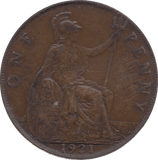 1921 PENNY ( GF ) - PENNY - Cambridgeshire Coins