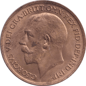 1921 PENNY ( UNC ) - Penny - Cambridgeshire Coins
