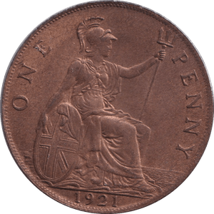 1921 PENNY ( UNC ) - PENNY - Cambridgeshire Coins