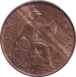 1921 PENNY ( UNC ) - Penny - Cambridgeshire Coins
