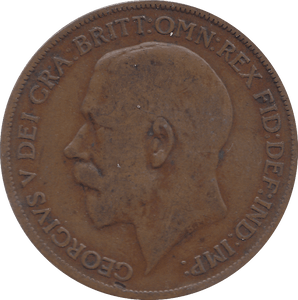 1921 PENNY ( VF ) - PENNY - Cambridgeshire Coins