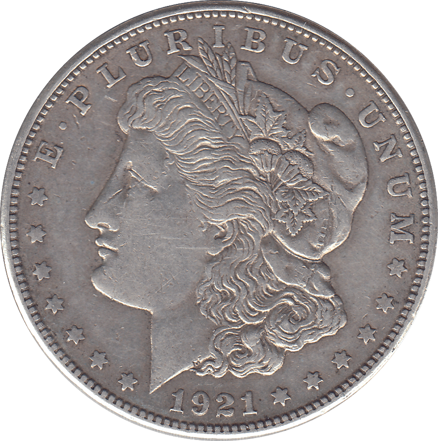 1921 SAN FRANCISCO MORGAN DOLLAR - WORLD COINS - Cambridgeshire Coins