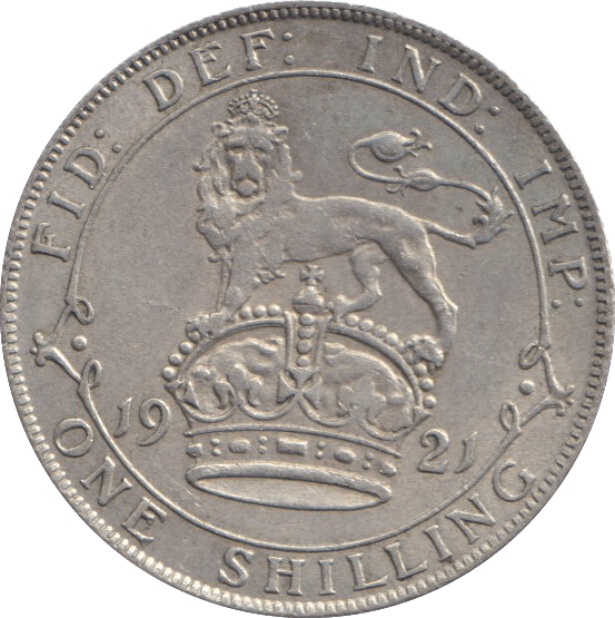 1921 SHILLING ( GVF ) - SHILLING - Cambridgeshire Coins