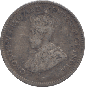1921 SILVER BRITISH GUIANA FOUR PENCE - SILVER WORLD COINS - Cambridgeshire Coins