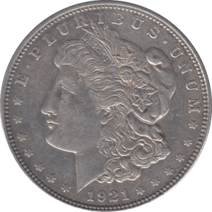 1921 SILVER DOLLAR USA - SILVER WORLD COINS - Cambridgeshire Coins