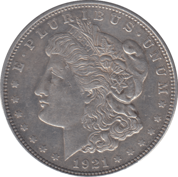 1921 SILVER DOLLAR USA - SILVER WORLD COINS - Cambridgeshire Coins