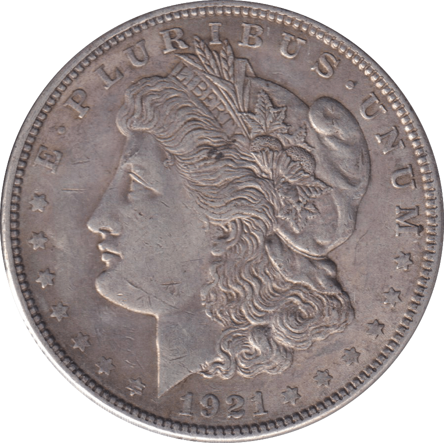 1921 SILVER DOLLAR USA - SILVER WORLD COINS - Cambridgeshire Coins