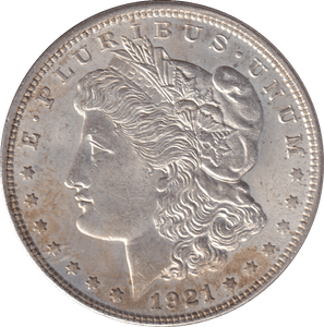 1921 SILVER DOLLAR USA - SILVER WORLD COINS - Cambridgeshire Coins