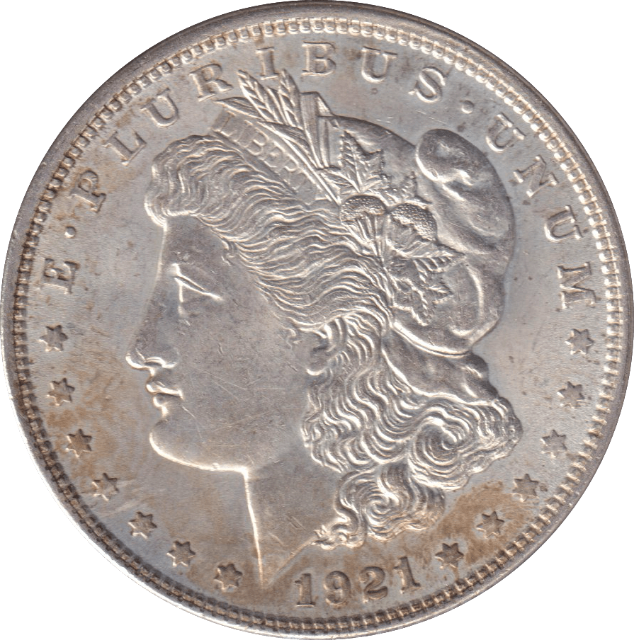 1921 SILVER DOLLAR USA - SILVER WORLD COINS - Cambridgeshire Coins