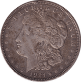 1921 SILVER DOLLAR USA - SILVER WORLD COINS - Cambridgeshire Coins