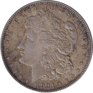 1921 SILVER DOLLAR USA - SILVER WORLD COINS - Cambridgeshire Coins