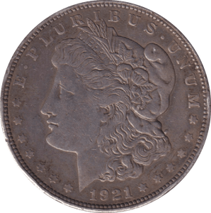 1921 SILVER DOLLAR USA - SILVER WORLD COINS - Cambridgeshire Coins