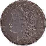 1921 SILVER DOLLAR USA - SILVER WORLD COINS - Cambridgeshire Coins