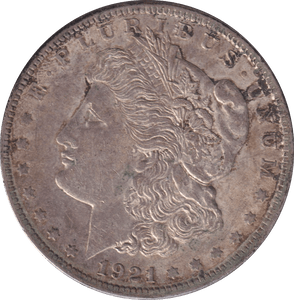 1921 SILVER DOLLAR USA - SILVER WORLD COINS - Cambridgeshire Coins
