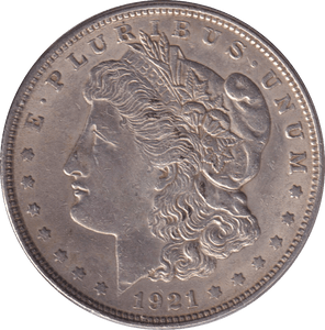 1921 SILVER DOLLAR USA - SILVER WORLD COINS - Cambridgeshire Coins