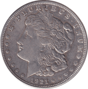 1921 SILVER DOLLAR USA - SILVER WORLD COINS - Cambridgeshire Coins