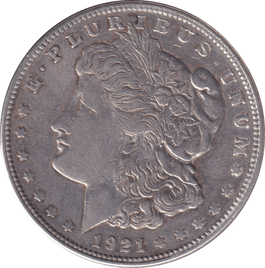 1921 SILVER DOLLAR USA - SILVER WORLD COINS - Cambridgeshire Coins