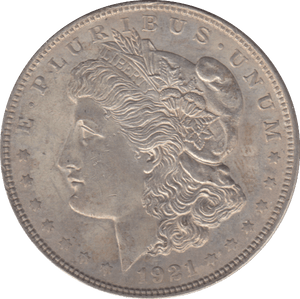 1921 SILVER DOLLAR USA - SILVER WORLD COINS - Cambridgeshire Coins