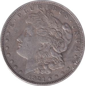 1921 SILVER DOLLAR USA - SILVER WORLD COINS - Cambridgeshire Coins