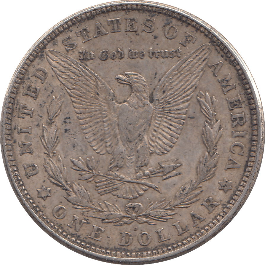 1921 SILVER MORGAN DOLLAR DENVER MINT - SILVER WORLD COINS - Cambridgeshire Coins