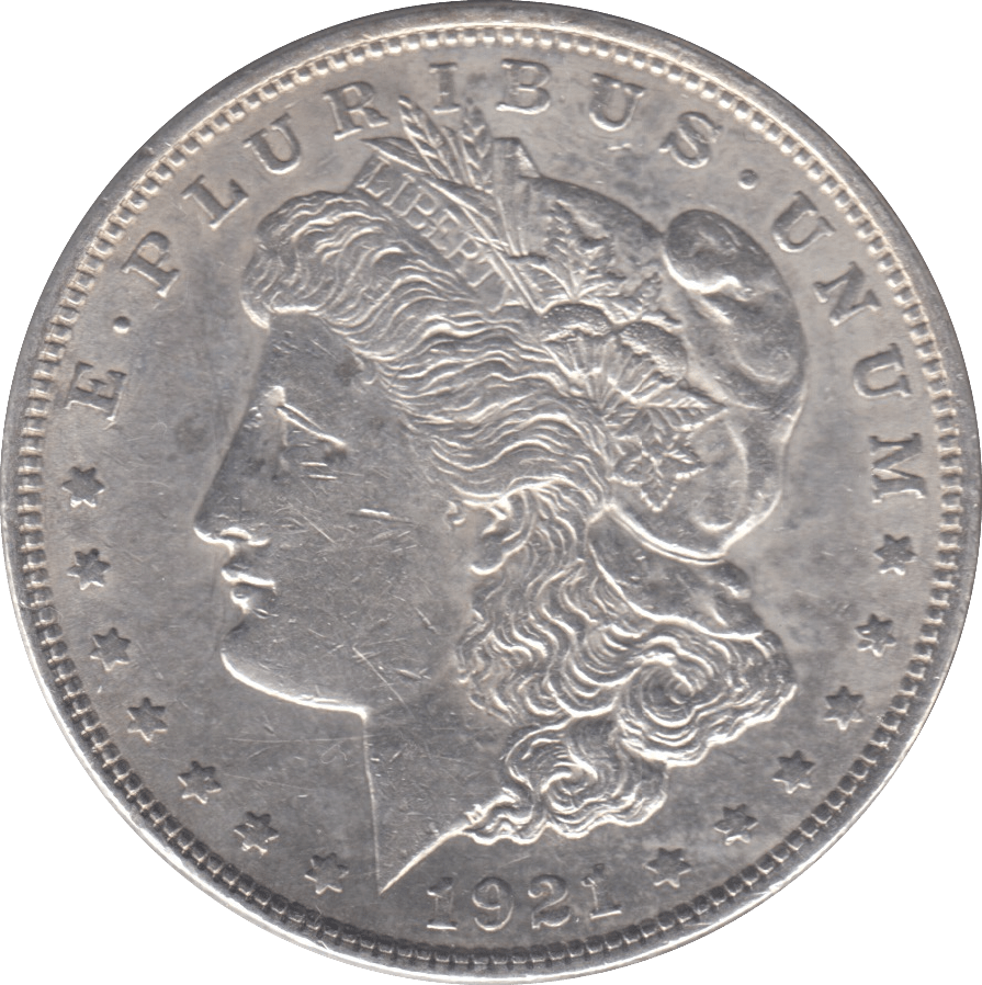 1921 SILVER MORGAN DOLLAR PHILADELPHIA MINT - SILVER WORLD COINS - Cambridgeshire Coins