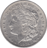 1921 SILVER MORGAN DOLLAR PHILADELPHIA MINT - SILVER WORLD COINS - Cambridgeshire Coins