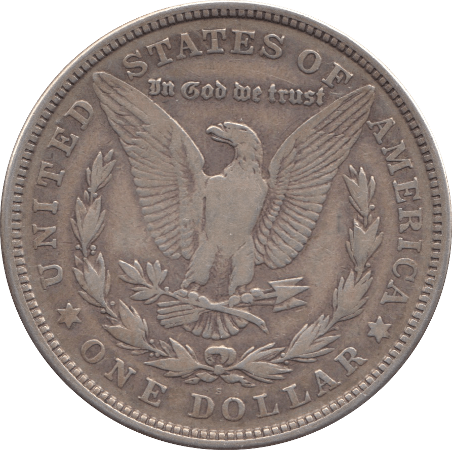 1921 SILVER MORGAN DOLLAR SAN FRANCISCO MINT - SILVER WORLD COINS - Cambridgeshire Coins