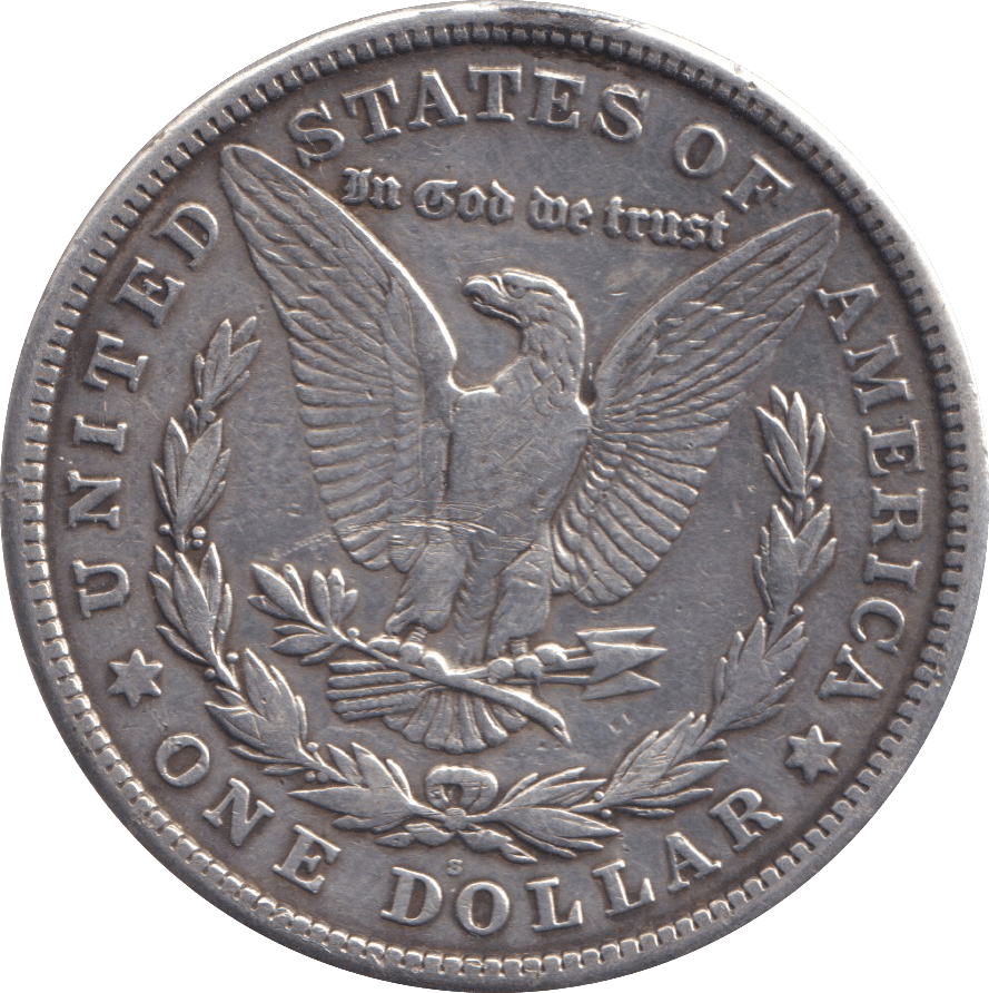 1921 SILVER MORGAN DOLLAR SAN FRANCISCO USA - SILVER WORLD COINS - Cambridgeshire Coins