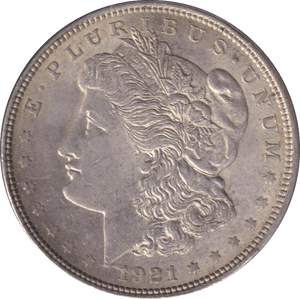 1921 SILVER MORGAN DOLLAR USA 5 - SILVER WORLD COINS - Cambridgeshire Coins