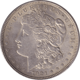 1921 SILVER MORGAN DOLLAR USA 5 - SILVER WORLD COINS - Cambridgeshire Coins