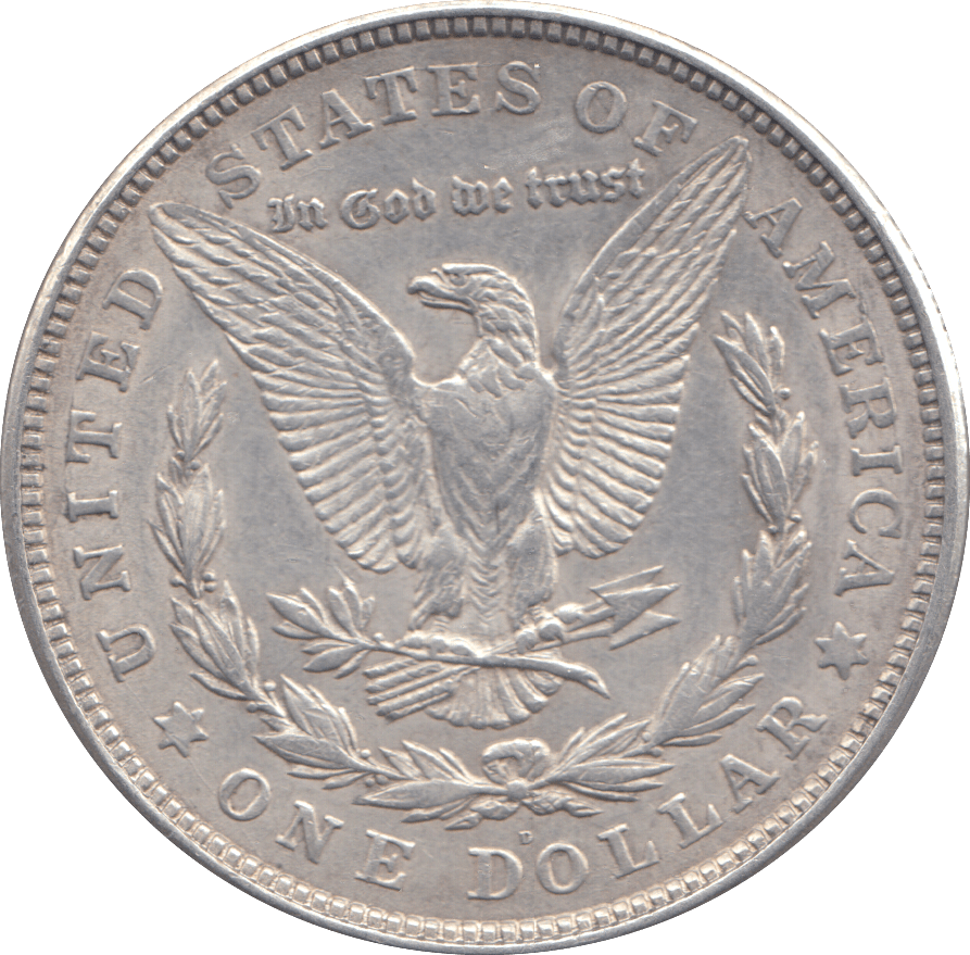 1921 SILVER MORGAN DOLLAR USA DENVER - SILVER WORLD COINS - Cambridgeshire Coins