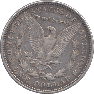 1921 SILVER MORGAN DOLLAR USA DENVER - SILVER WORLD COINS - Cambridgeshire Coins