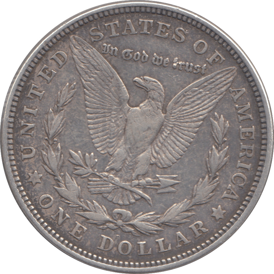 1921 SILVER MORGAN DOLLAR USA DENVER - SILVER WORLD COINS - Cambridgeshire Coins