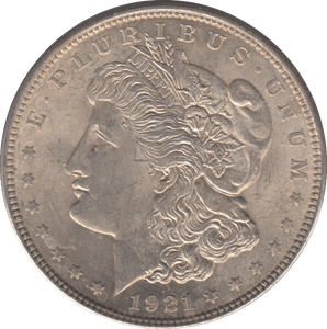 1921 SILVER MORGAN DOLLAR USA PHILADELPHIA MINT - SILVER WORLD COINS - Cambridgeshire Coins