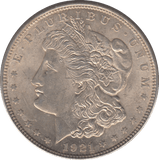 1921 SILVER MORGAN DOLLAR USA PHILADELPHIA MINT - SILVER WORLD COINS - Cambridgeshire Coins
