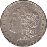 1921 SILVER MORGAN DOLLAR USA PHILADELPHIA MINT - SILVER WORLD COINS - Cambridgeshire Coins