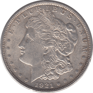 1921 SILVER MORGAN DOLLAR USA PHILADELPHIA MINT - SILVER WORLD COINS - Cambridgeshire Coins