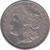1921 SILVER MORGAN DOLLAR USA PHILADELPHIA MINT - SILVER WORLD COINS - Cambridgeshire Coins
