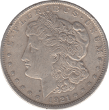 1921 SILVER MORGAN DOLLAR USA PHILADELPHIA MINT - SILVER WORLD COINS - Cambridgeshire Coins