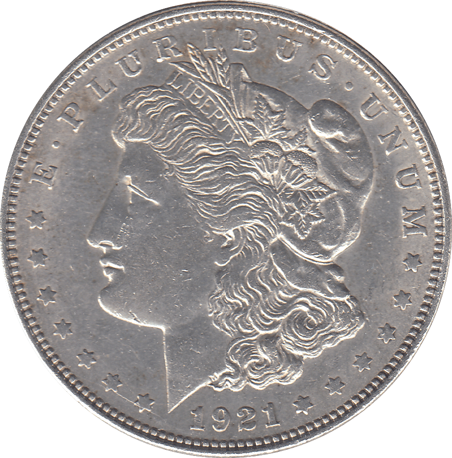 1921 SILVER MORGAN DOLLAR USA - SILVER WORLD COINS - Cambridgeshire Coins