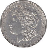1921 SILVER MORGAN DOLLAR USA - SILVER WORLD COINS - Cambridgeshire Coins