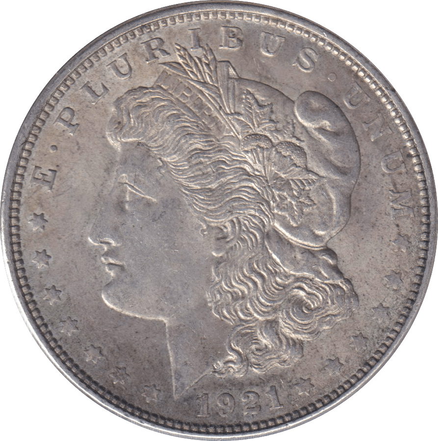 1921 SILVER MORGAN DOLLAR USA - SILVER WORLD COINS - Cambridgeshire Coins
