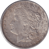 1921 SILVER MORGAN DOLLAR USA - SILVER WORLD COINS - Cambridgeshire Coins