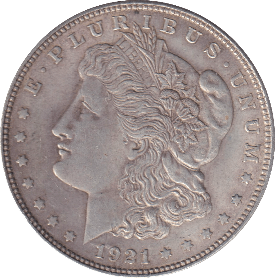 1921 SILVER MORGAN DOLLAR USA - SILVER WORLD COINS - Cambridgeshire Coins